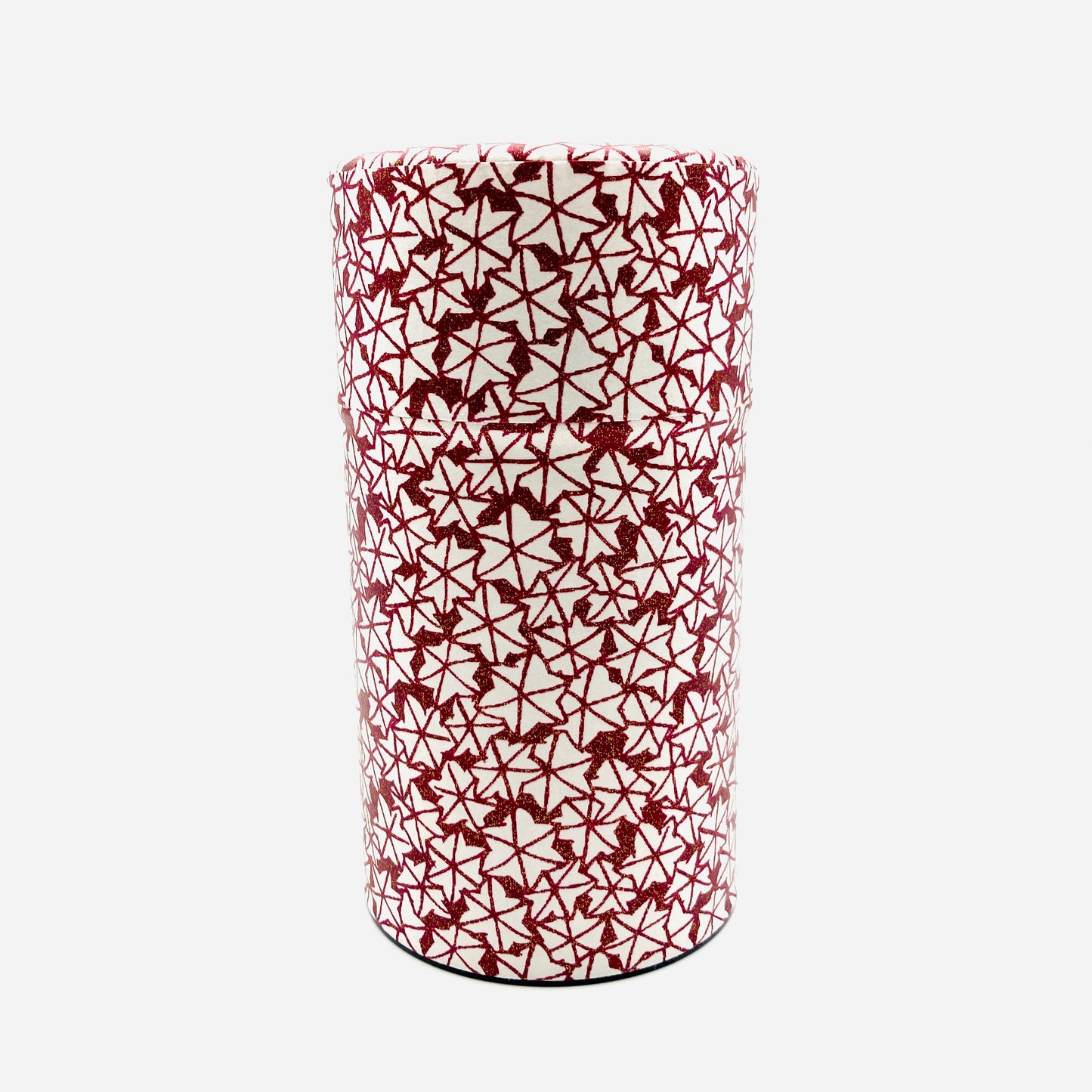 Teedose MOMIJI bordeaux / Washi / Japan