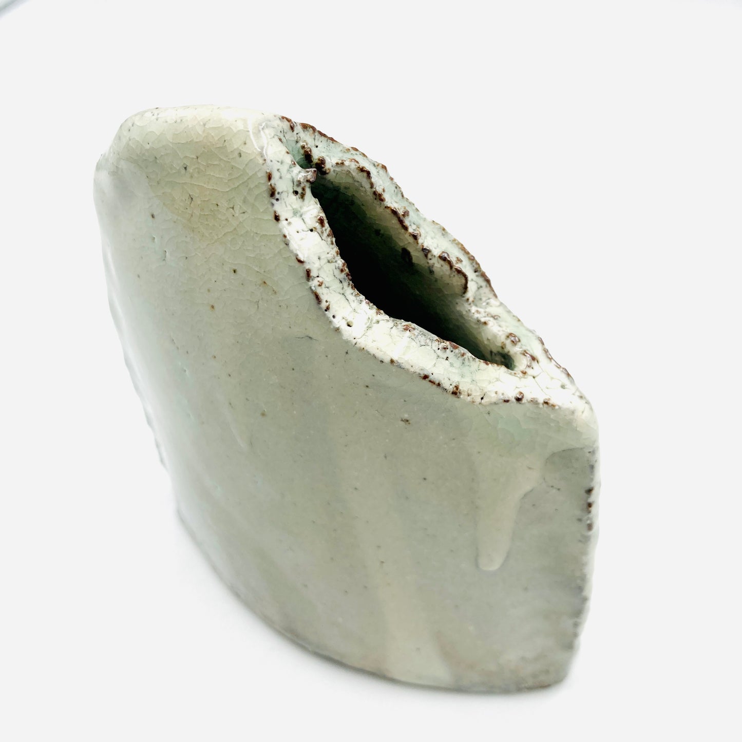 kleine weisse Vase TOKONAME
