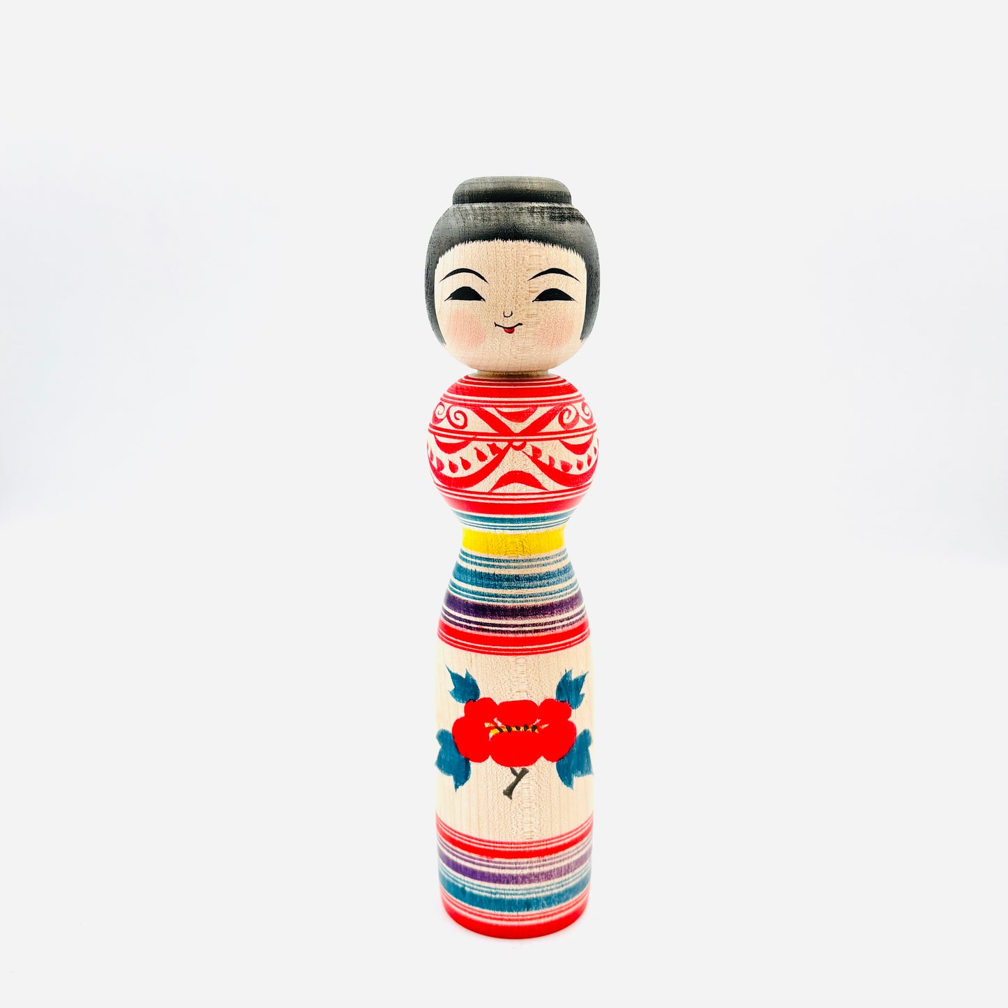Kokeshi (Kamelie) im TSUGARU Stil