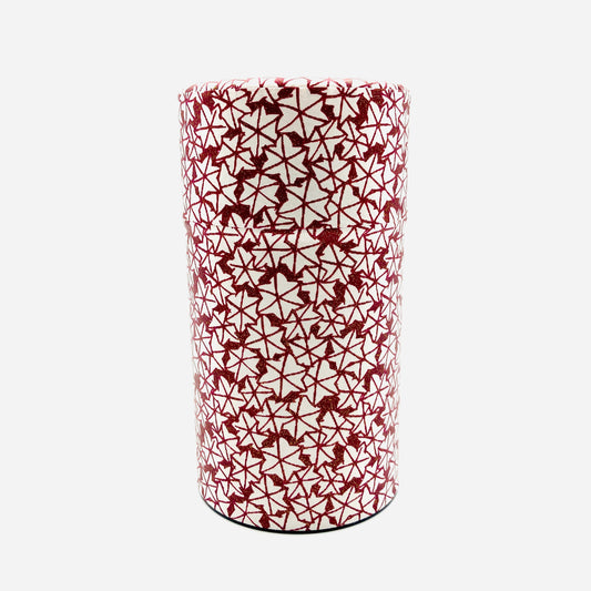 Teedose MOMIJI bordeaux / Washi / Japan