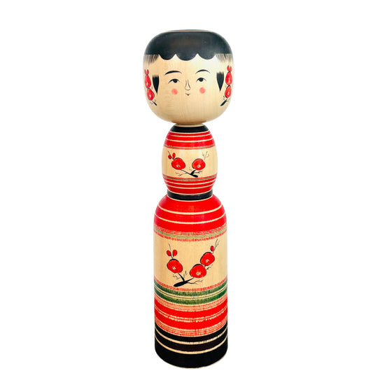 Kokeshi Pflaume im Yajiro Stil