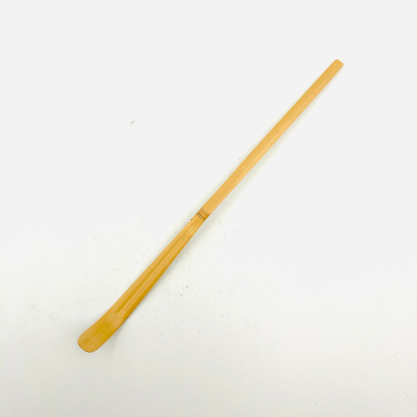 Matchalöffel aus weissem Bambus
