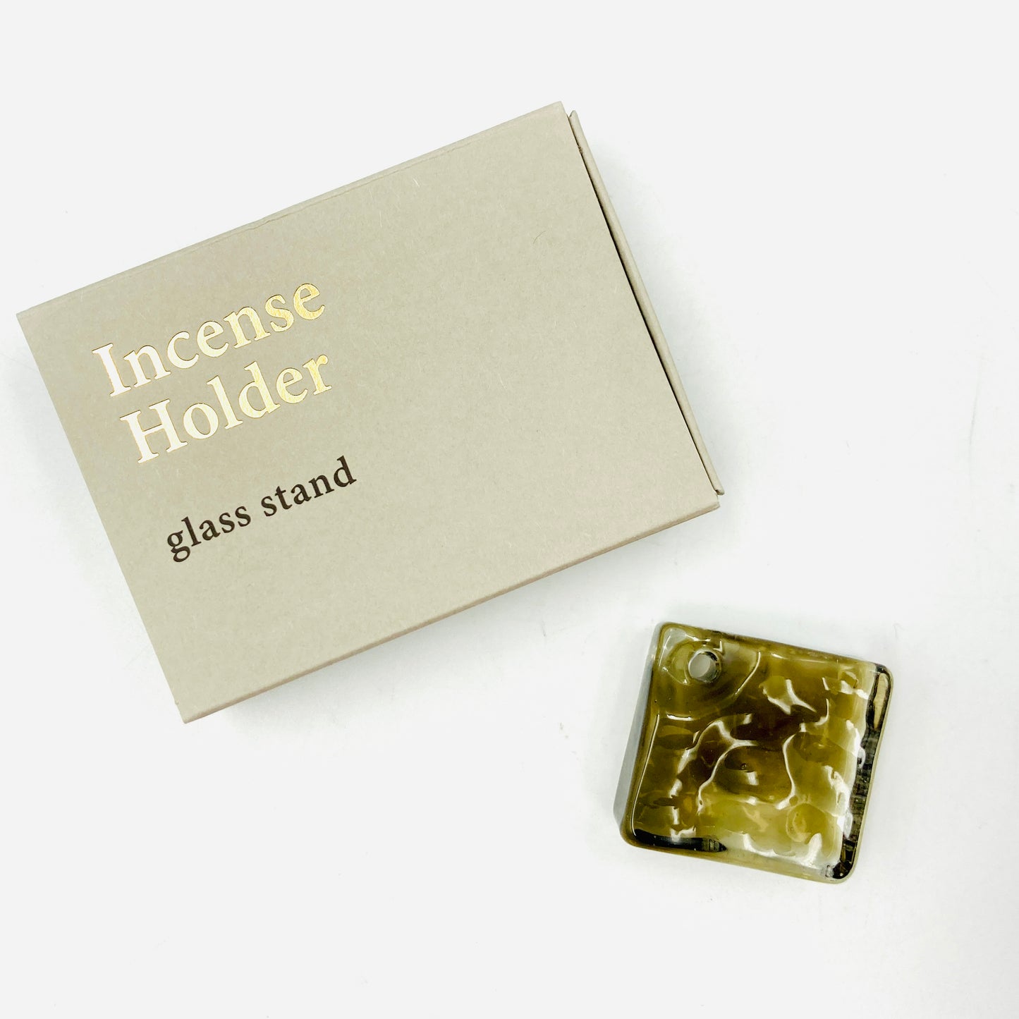 Räucherstäbchenhalter KYOTO Glas 3x3cm