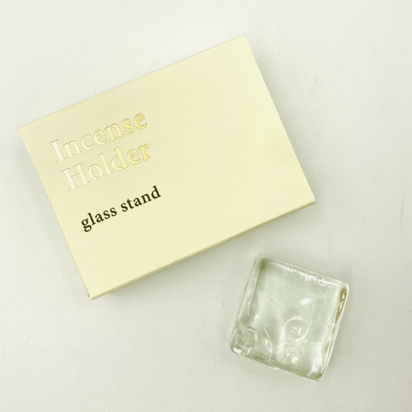 Räucherstäbchenhalter KYOTO Glas 3x3cm