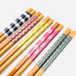 5er Set Shibori Zome, Polyamidlackierung