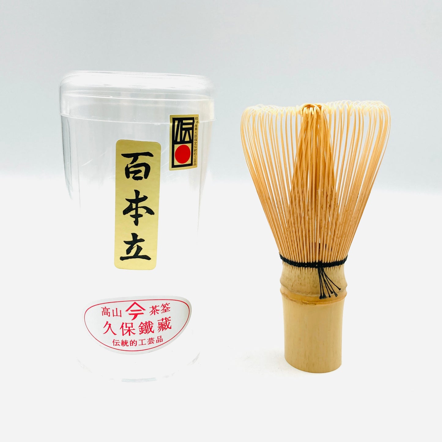 Chasen, japanischer Matchabesen / weißer Bambus / MOKKOU
