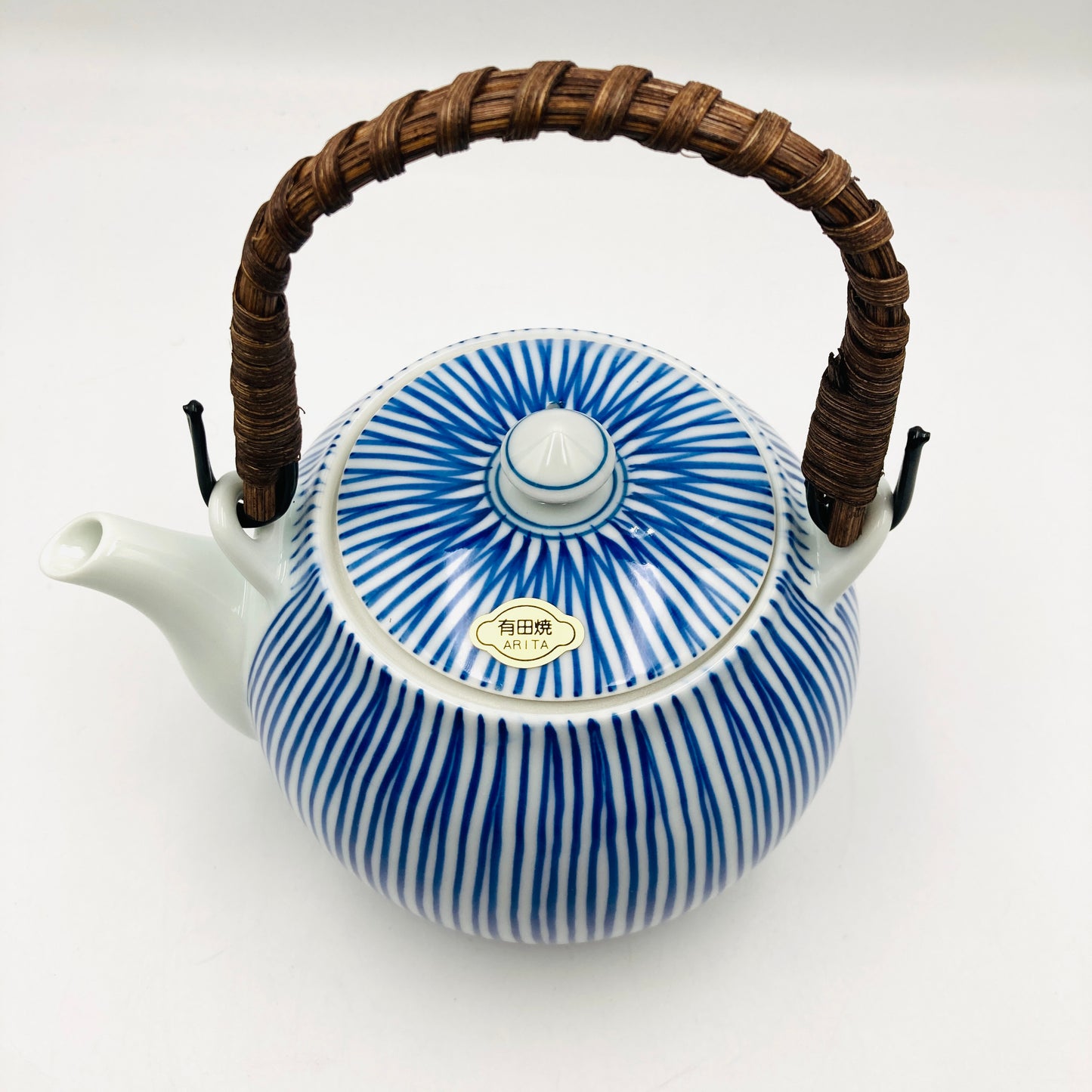 Teekanne Hasami BLUE LINE, handbemalt, Keramik, Japan