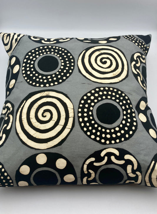 Polsterbezug CIRCLE Batik 45x45cm, Handarbeit, ohne Füllung